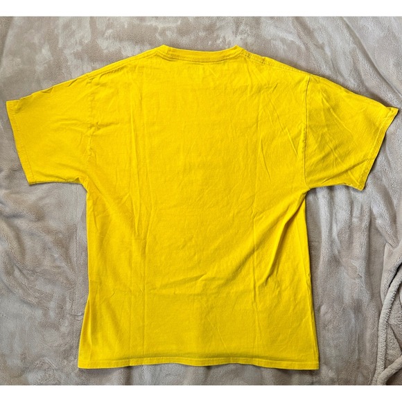 Champion Michigan Wolverines T-Shirt Mens Large Yellow NCAA Graphic Tee - Picture 4 of 6